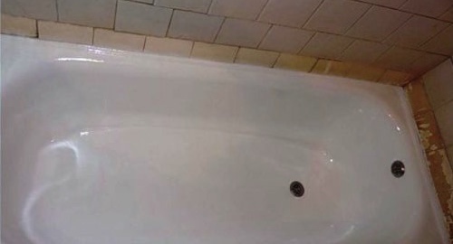 Реставрация ванны жидким акрилом | Варшавская